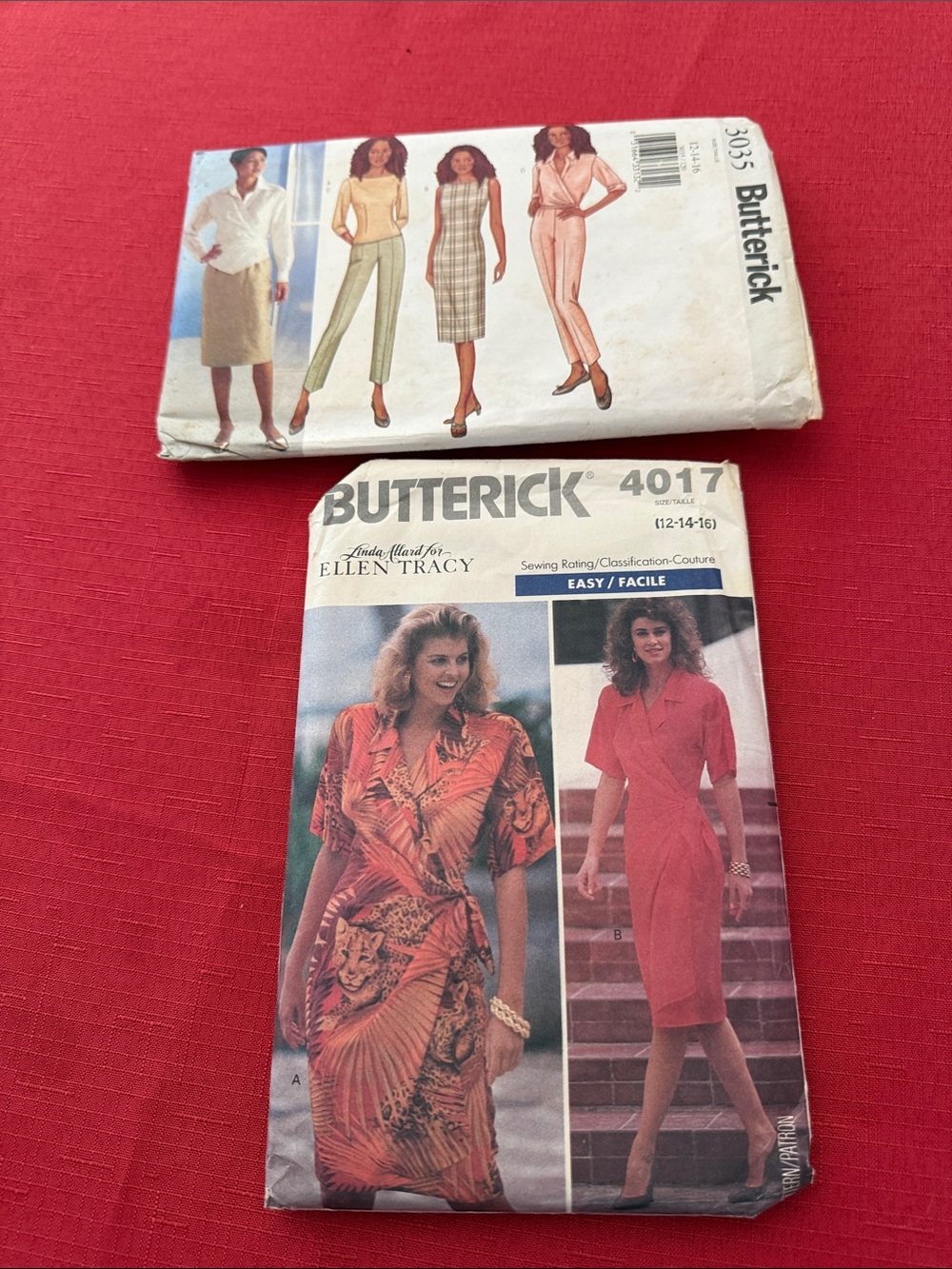 Butterick Women’s Red Pencil Dress Sewing Pattern – Butterick 4017